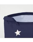 OHS Star Print Laundry Basket - Navy