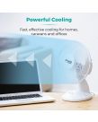 Tower Presto Free Standing Cooling Desk Fan, White - 9"