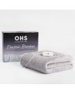 OHS Heated Fleece Electric Blanket - Charcoal