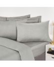 OHS 300 Thread Count 2 Pack 100% Cotton Housewife Pillowcases - Light Grey