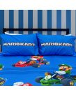 Nintendo Mario Kart Checkers Duvet Set, Blue - Double