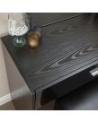Ottawa Dressing Table with Stool Set - Black