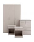Panama 4 Piece Bedroom Furniture Set - Grey
