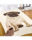 Luxury Warm Soft Large Mink Faux Fur Pug Dog Sofa Bed Blanket Throw 150 x 200cm