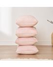 Sienna Faux Fur Cushion Covers - Blush