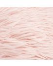 Sienna Faux Mongolian Fur Cushion Covers 55 x 55cm - Blush