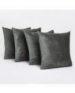 Sienna Matte Velvet Cushion Covers - Charcoal