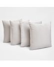 Sienna Matte Velvet Cushion Covers - Silver