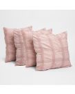 Sienna Square Seersucker Cushion Covers - Blush