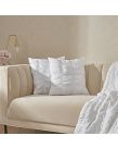 Sienna Square Seersucker Cushion Covers - White