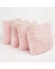 Sienna 4 Pack Fluffy Cushion Covers - Blush