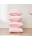 Sienna Fluffy Cushion Covers 55 x 55cm - Blush