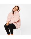 Sienna Hoodie Blanket Sherpa, Kids - Blush