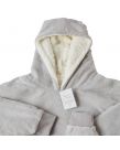 Sienna Supersoft Hoodie Blanket, One Size - Silver Grey