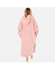 Sienna Extra-Long Sherpa Hoodie Blanket - Blush Pink  
