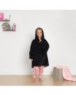 Sienna Hoodie Blanket Sherpa, Kids - Black