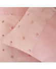 Sienna Tufted Polka Dot Panel Duvet Set - Blush