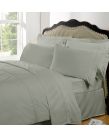Highams 100% Egyptian Cotton Valance Bed Sheet 230 TC Silver Grey - Double