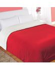 Large Snuggle Soft Sherpa Throw Blanket, King - 200x240cm, Red White