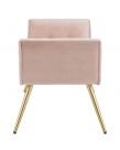Turin Upholstered Window Seat - Blush Pink