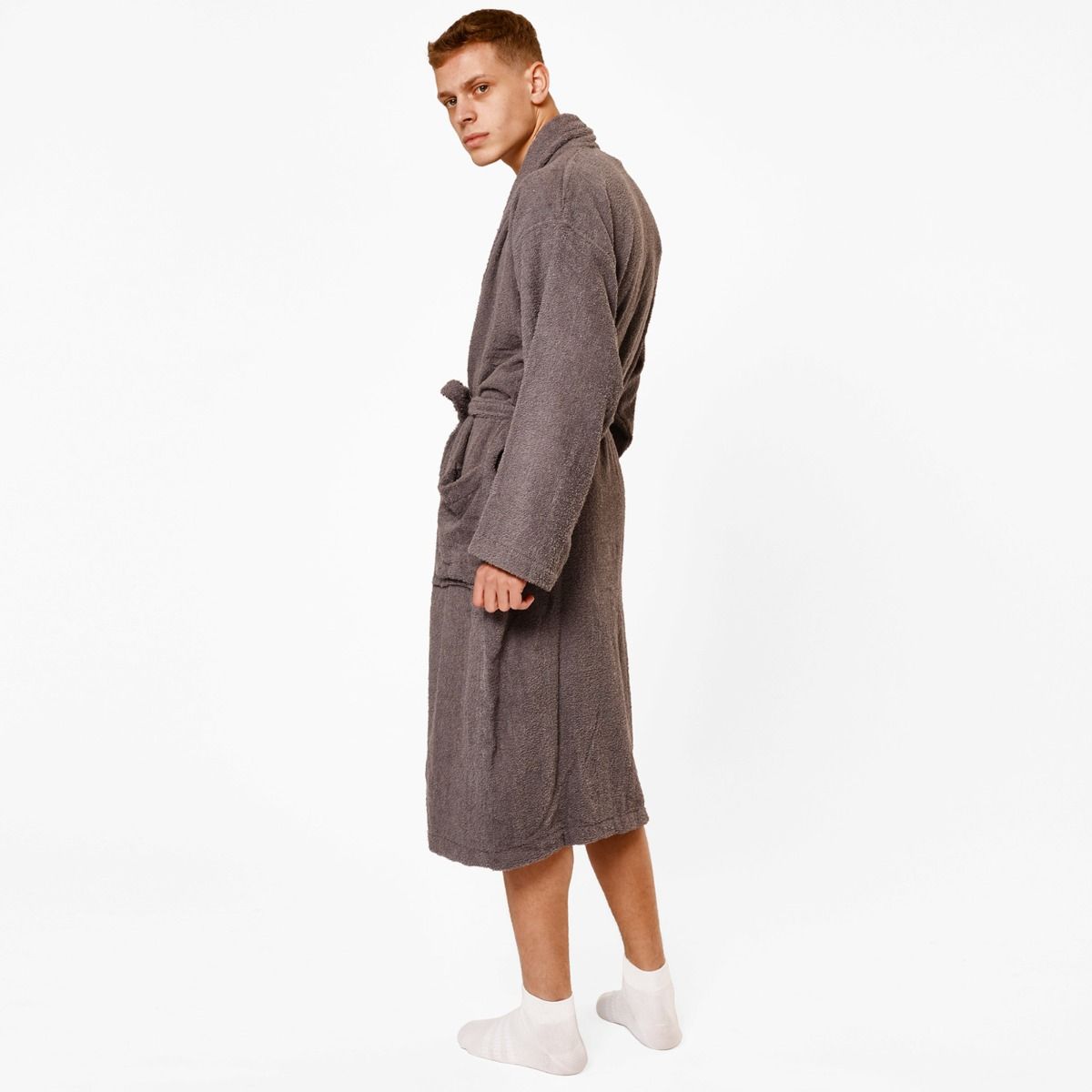 Unisex Cotton Classic Robe | Robes & Dressing Gowns | The White Company UK