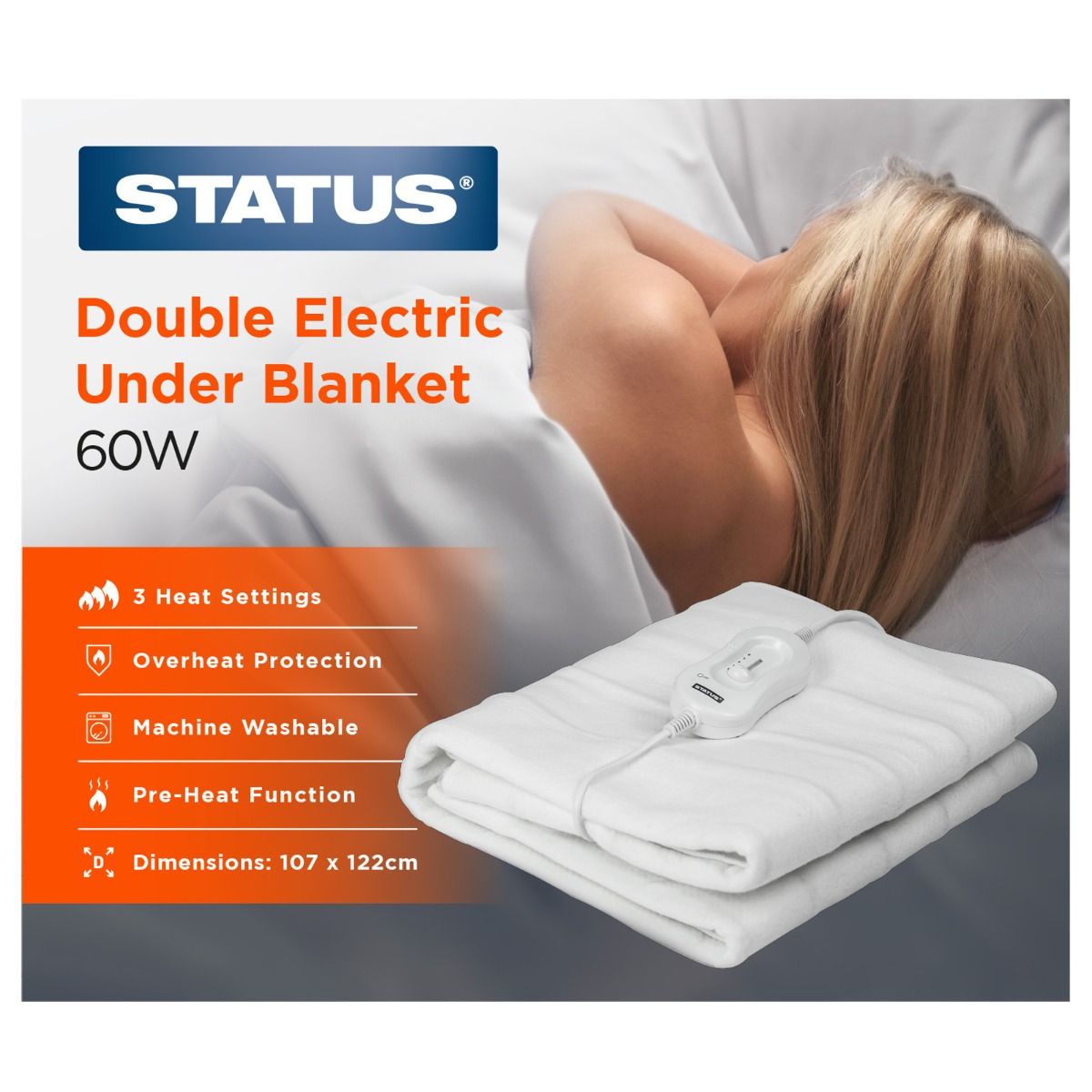 Status Electric Under Blanket, Double 60W