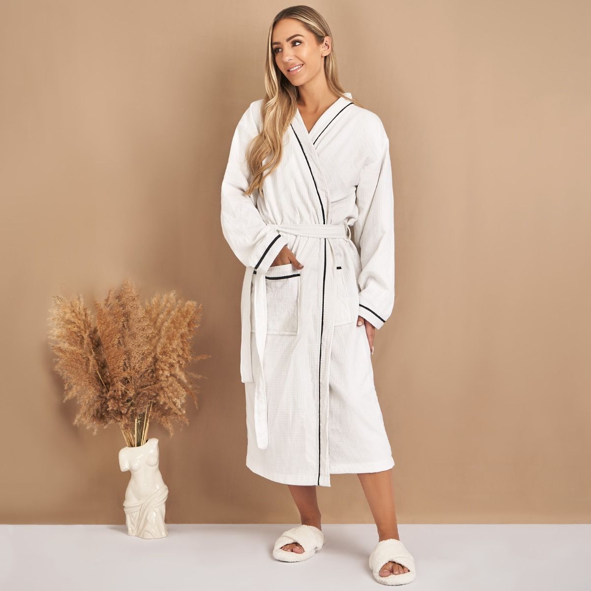 Hooded Shimmer Dressing Gown | Target Australia