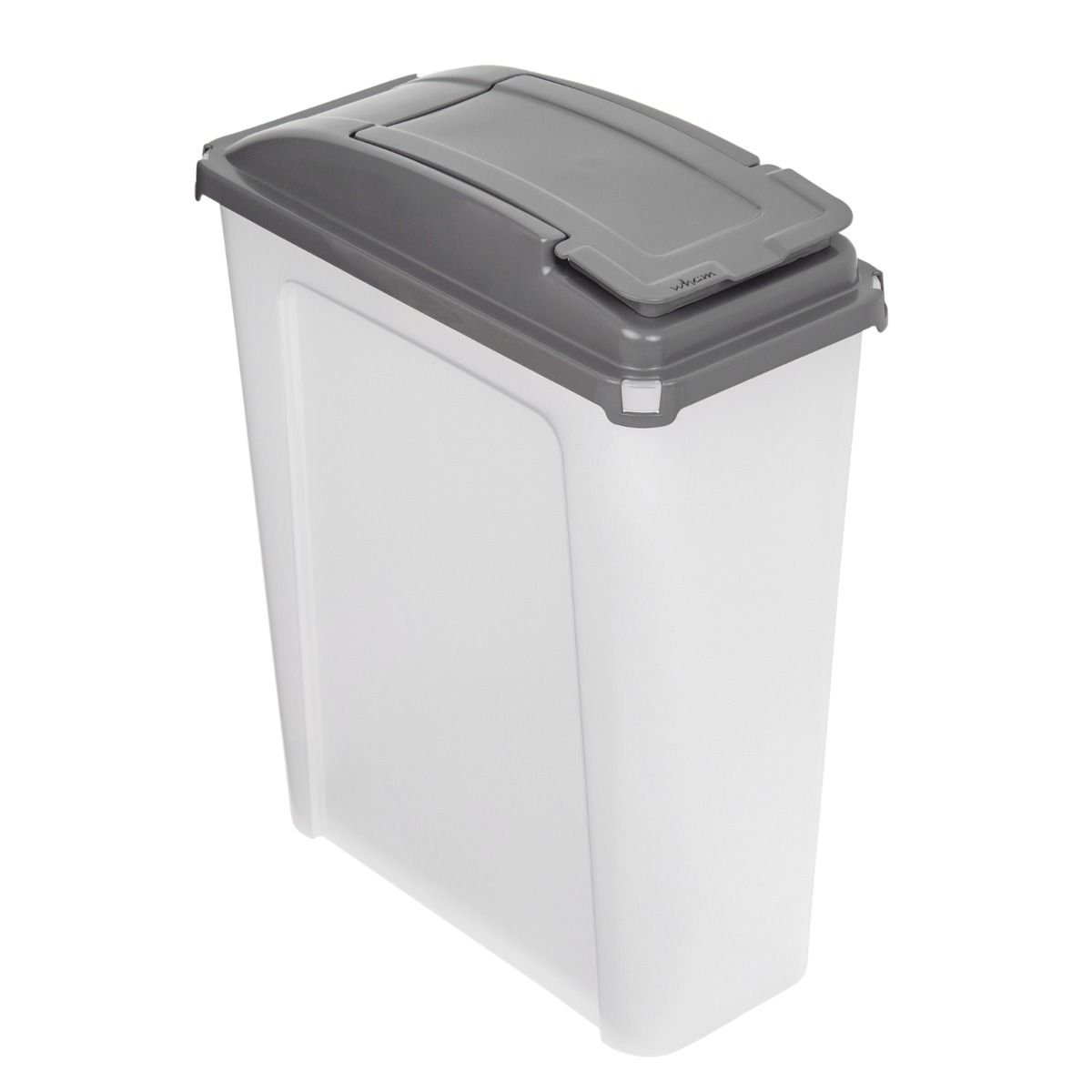 Wham 25L Slim Recycle Bin & Lid Grey