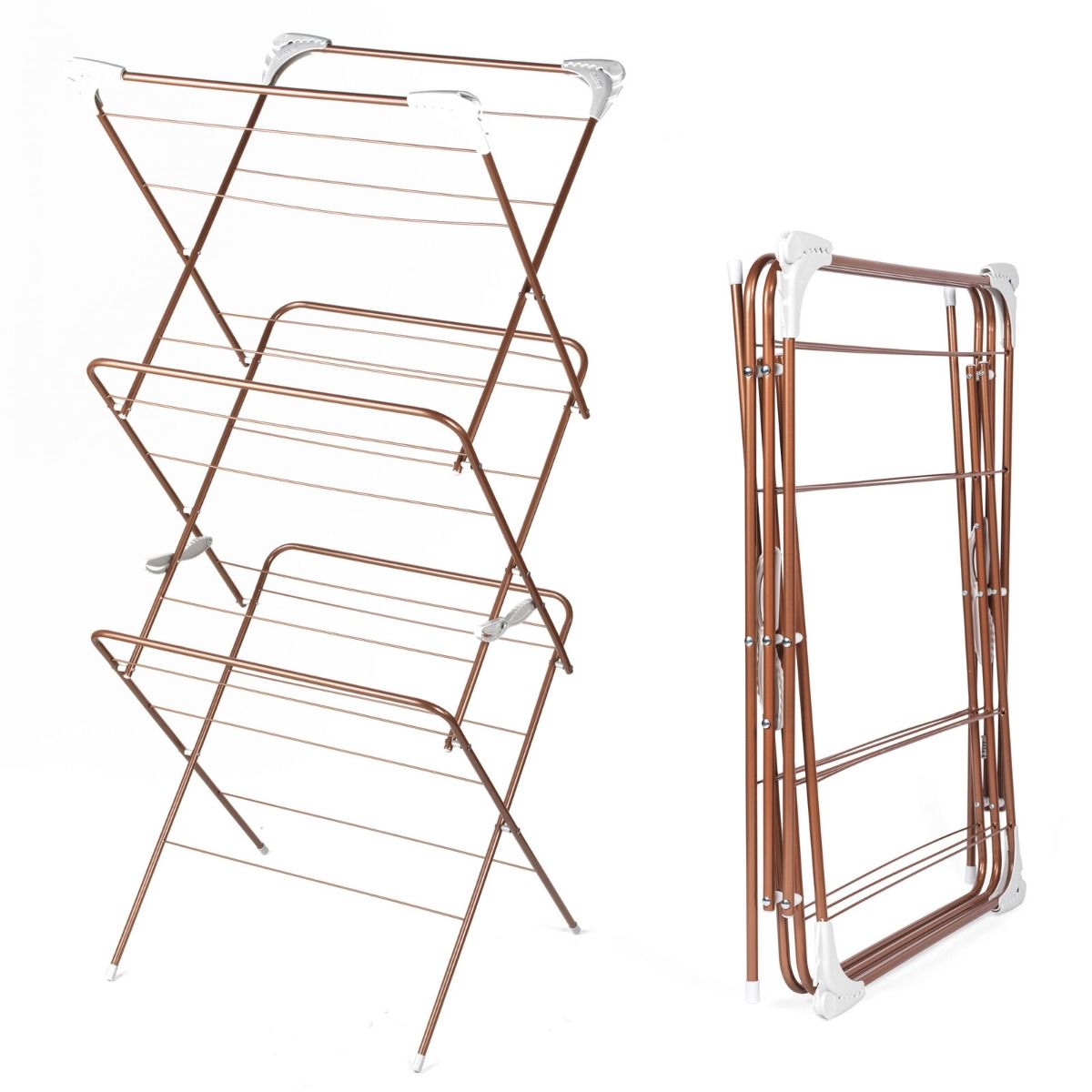 Beldray Glisten Clothes Airer, Rose Gold 15M