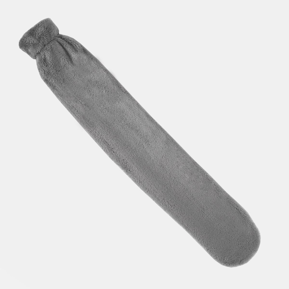 OHS Teddy Fleece Long Hot Water Bottle Charcoal