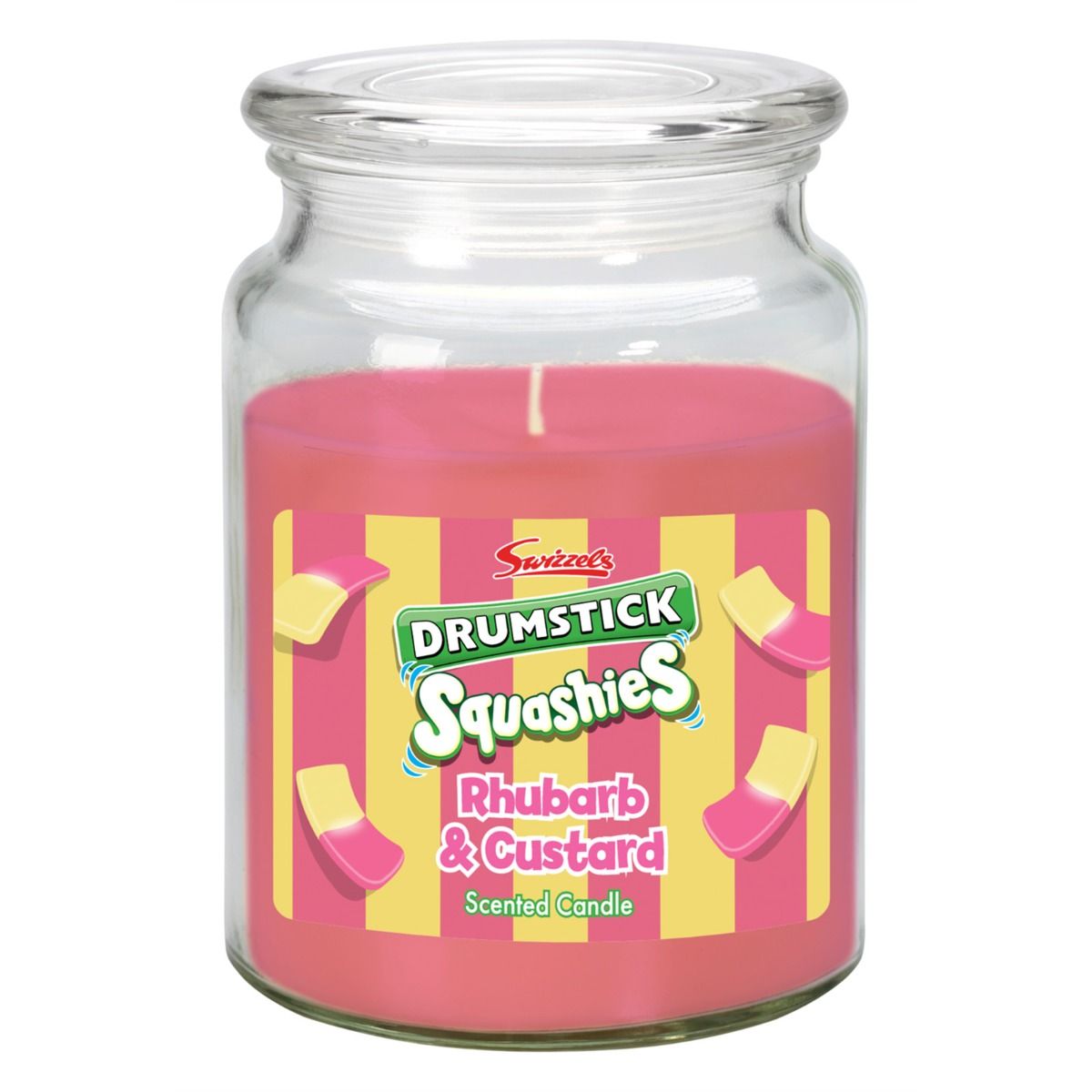 Swizzels 18oz Jar Candle - Rhubarb & Custard