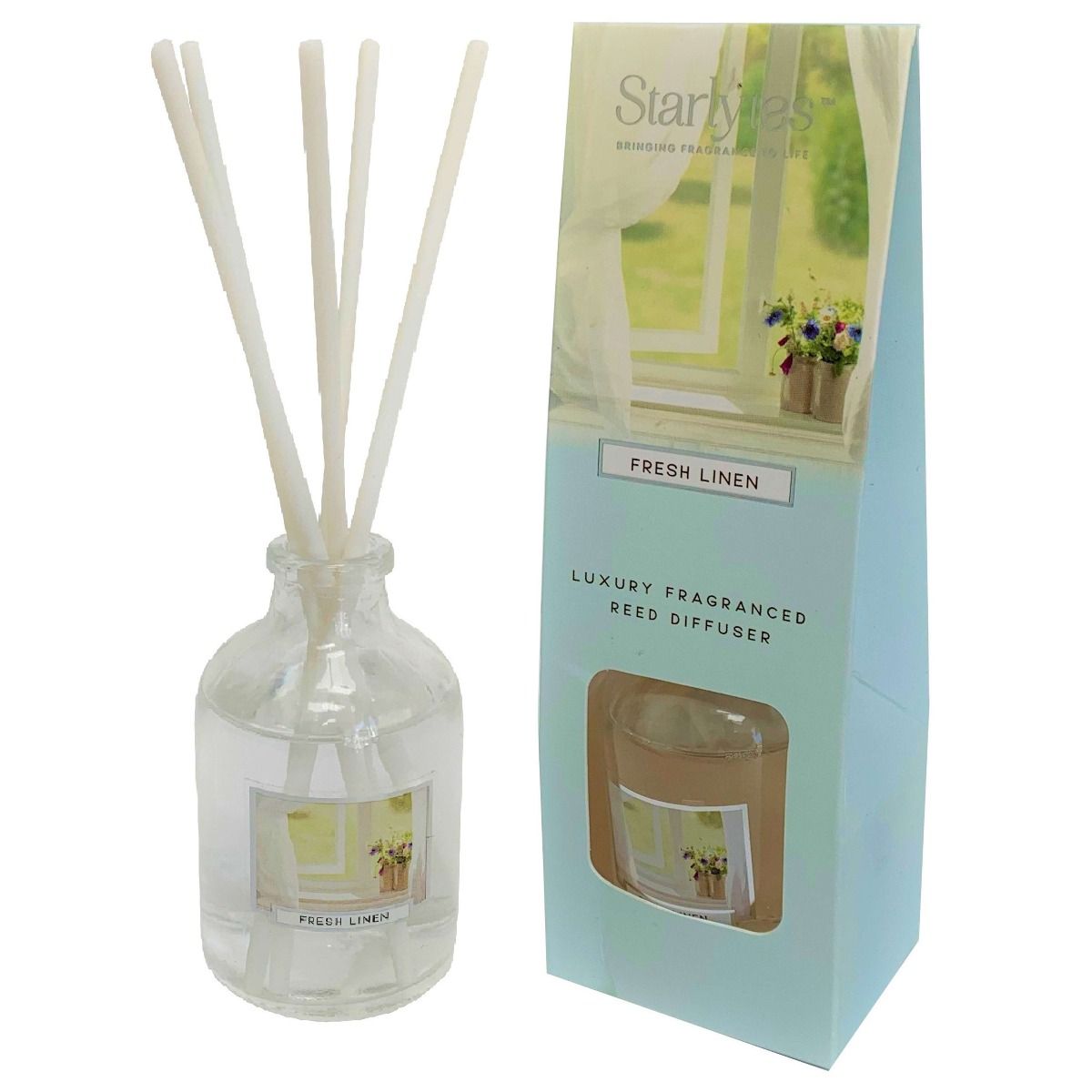 Starlytes 50ml Reed Diffuser Fresh Linen