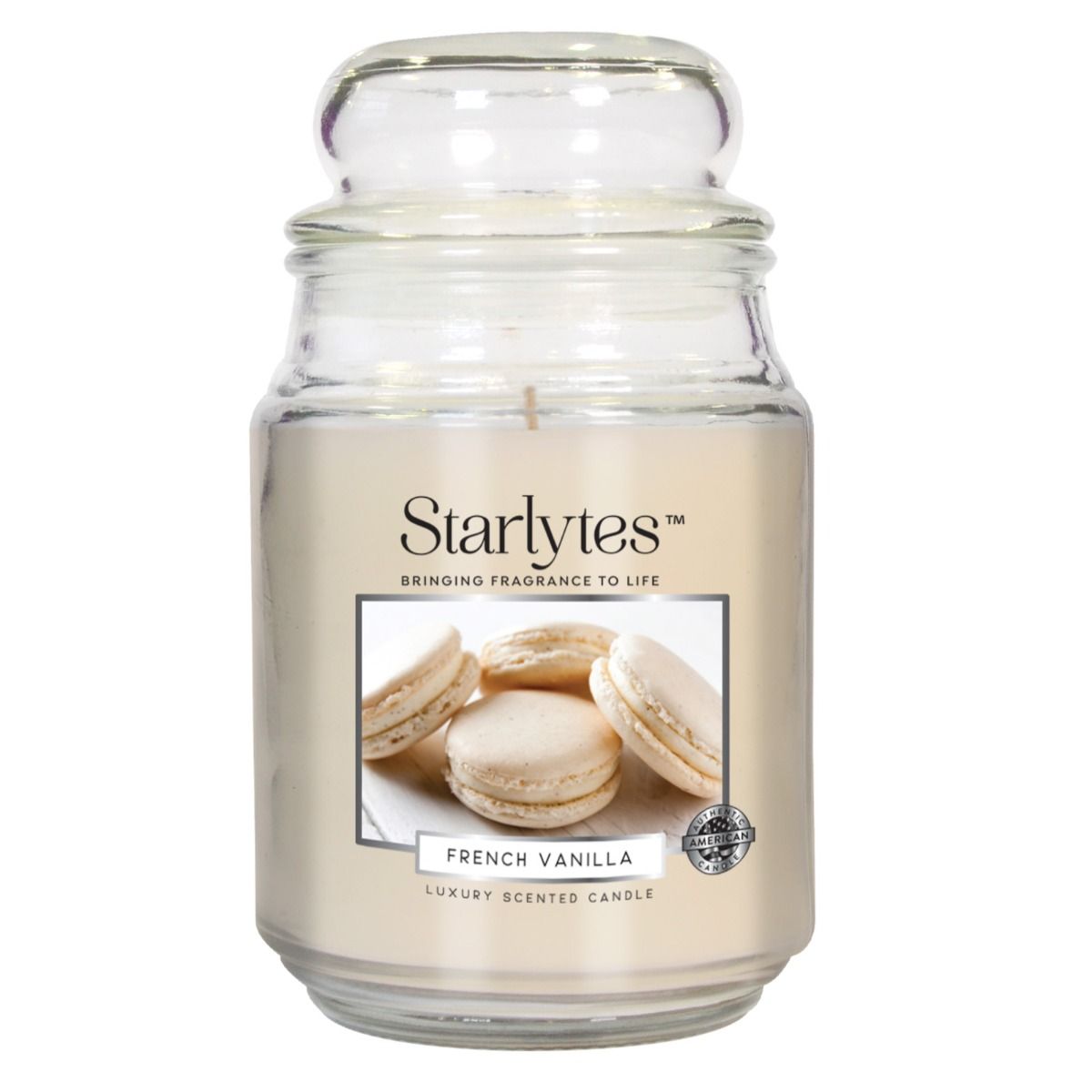 Starlytes 18oz Jar Candle - French Vanilla