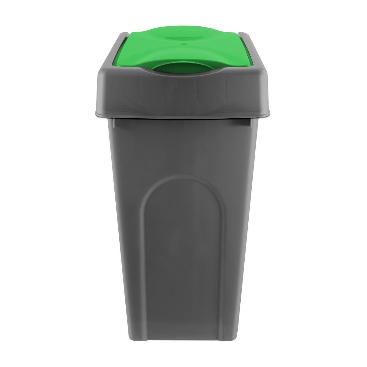 Thumbs Up 50L Slanted Recycle Bin Green