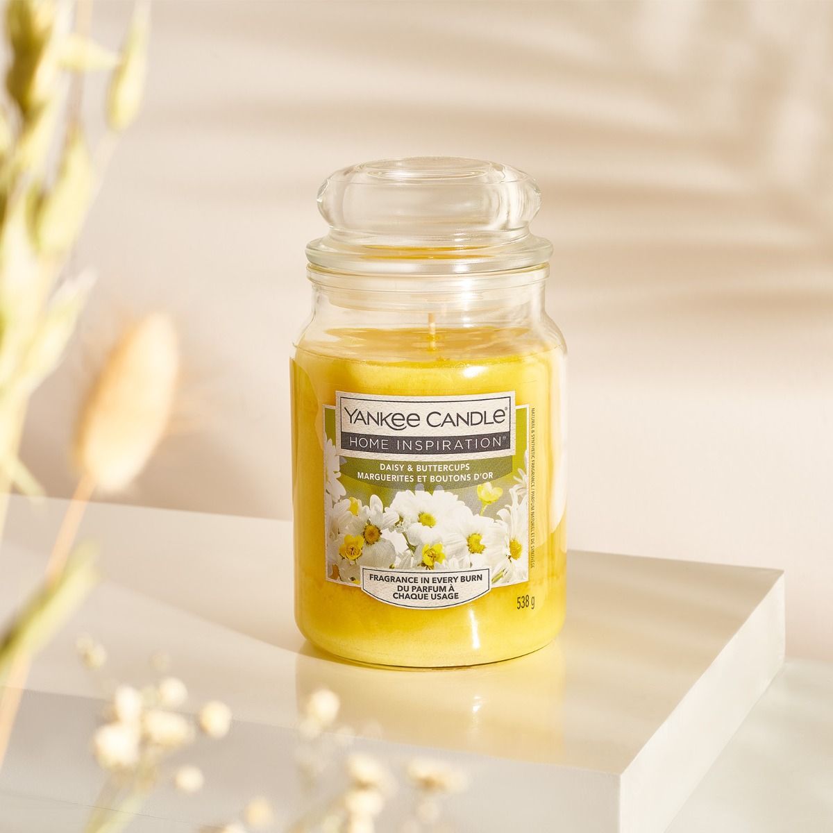 Yankee Candle Home Inspiration Large Jar - Daisy & Buttercups