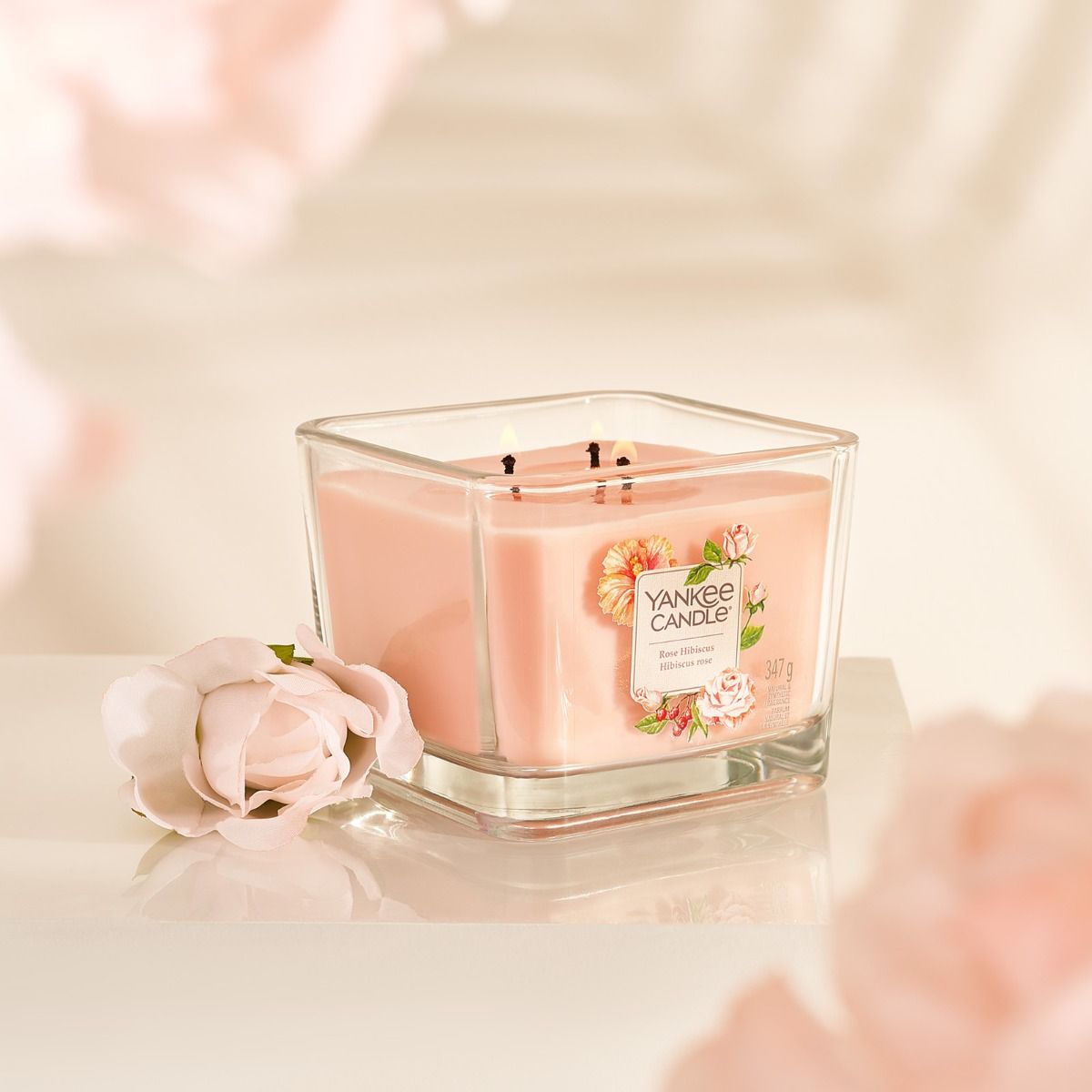 Yankee Candle Elevation Medium Jar - Hibiscus Rose