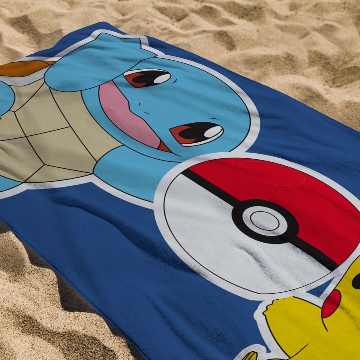 Pokémon Land Beach Towel Blue
