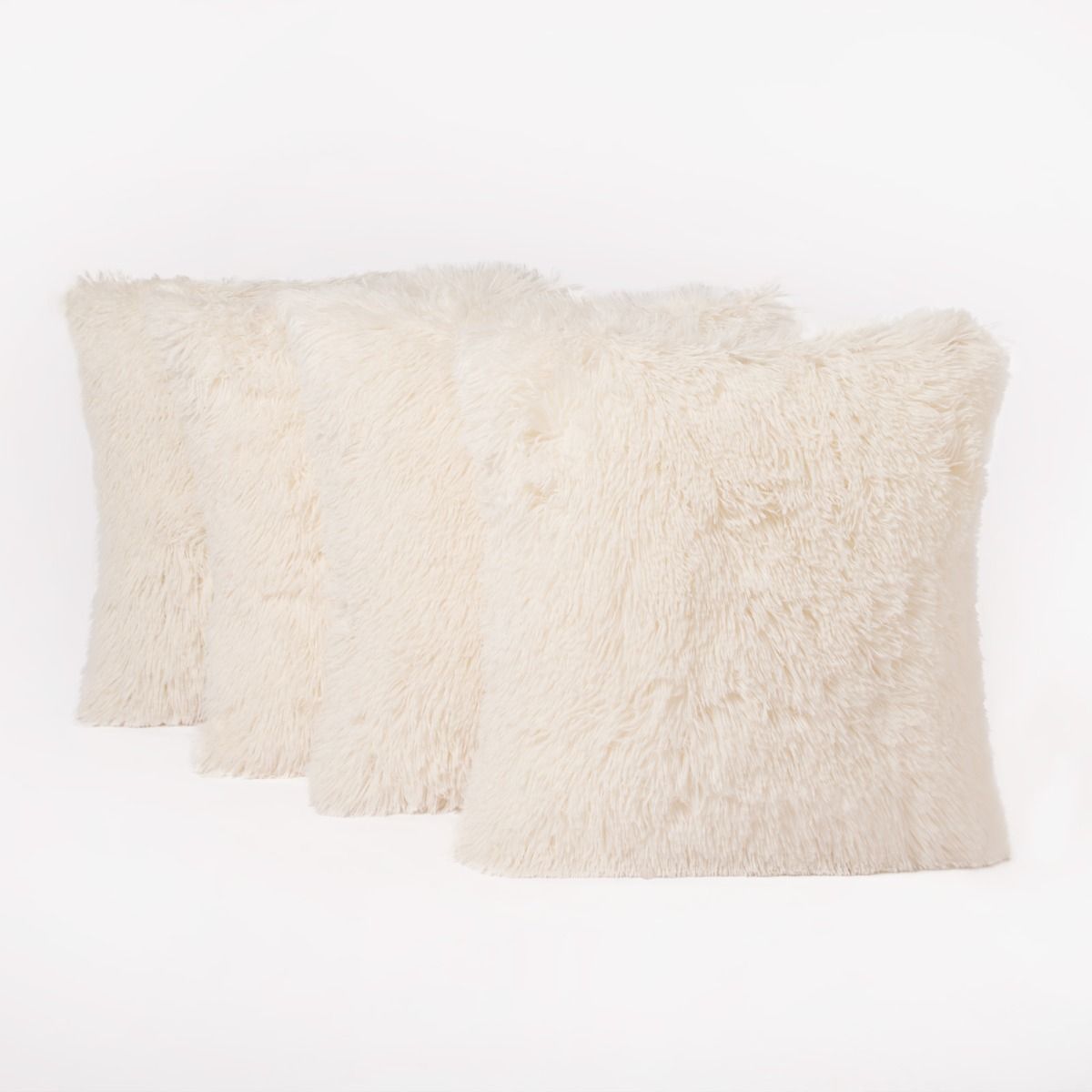 Sienna Fluffy Cushion Covers - Cream