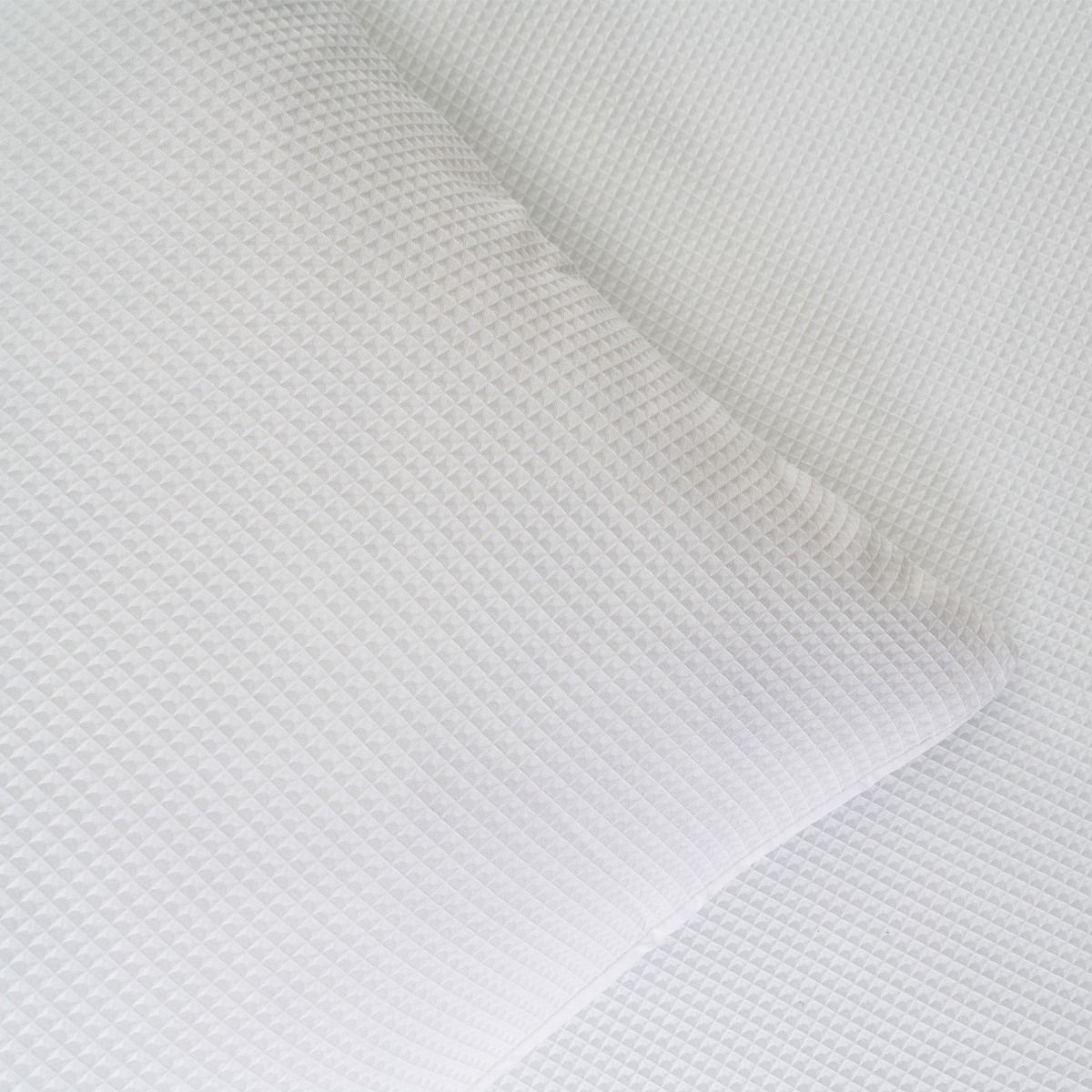 Sienna Waffle Weave Duvet Cover Set - White