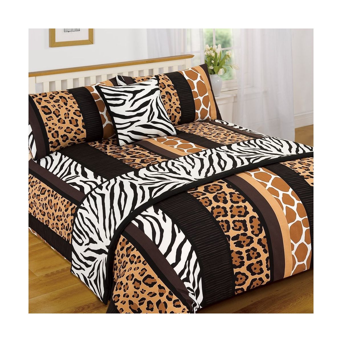 Serengeti Bed in a Bag Set, Leopard Animal Print - Single