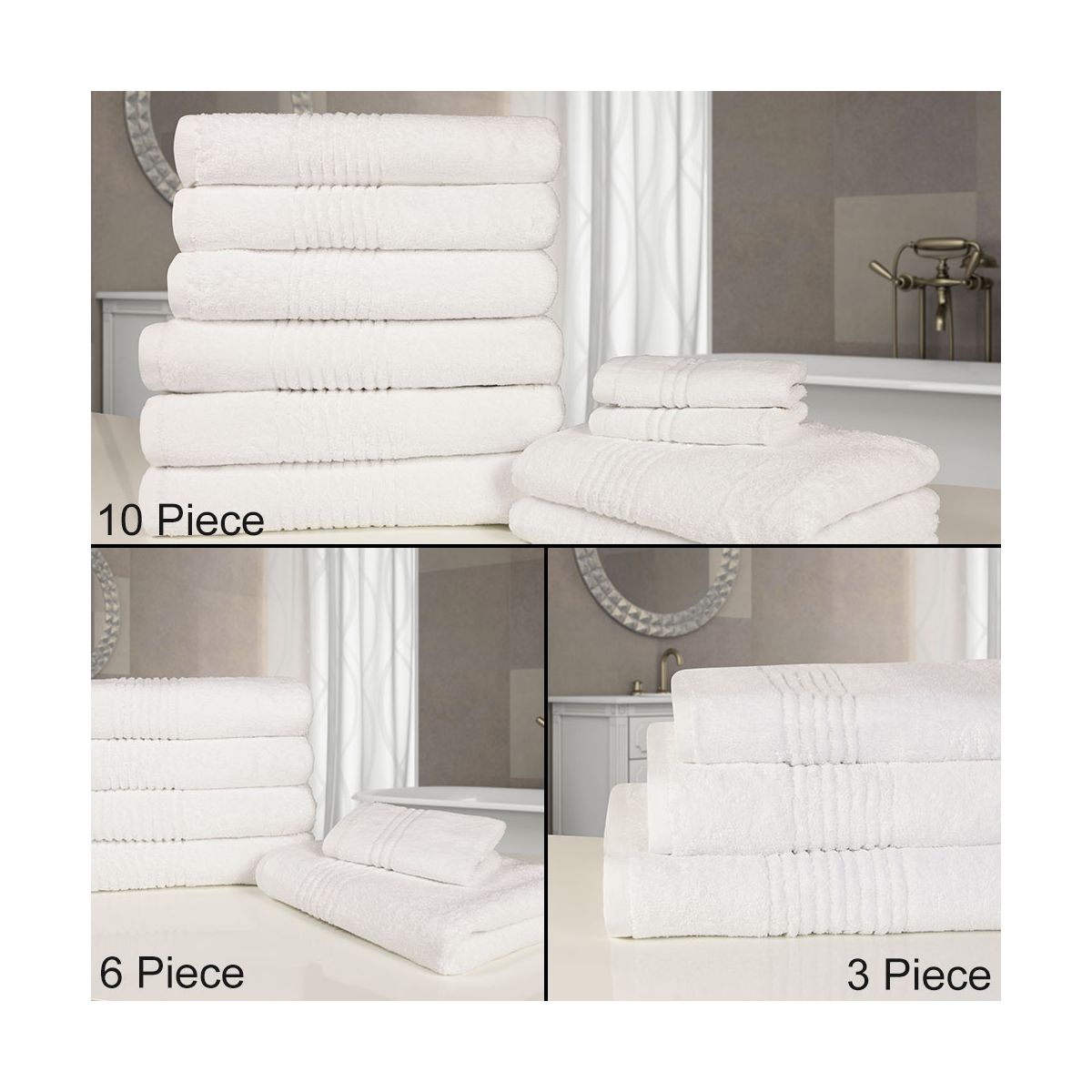 Dreamscene Towel Bale 3 Piece - White
