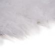 Sienna Faux Fur Sheepskin Rug Runner, White - 60 x 180cm