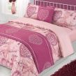 Dreamscene Antoinette Bed in a Bag Pink Love Heart Duvet Cover Set - Double