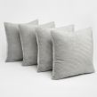 Brentfords Corduroy Fleece Cushion Covers - Grey