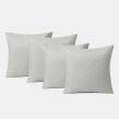 Brentfords Pinsonic Cushion Covers - Silver