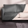 Brentfords Elastic Stretch Sofa Covers - Charcoal