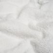 Brentfords Sherpa Flannel Fleece Throw Blanket, Grey/White - 150 x 180cm