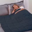 Brentfords Weighted Blanket Quilted - Navy 