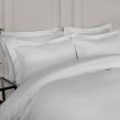 Brentfords Satin Stripe Duvet Cover Set - White