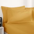 Brentfords Plain Fitted Bed Sheet - Mustard Ochre Yellow